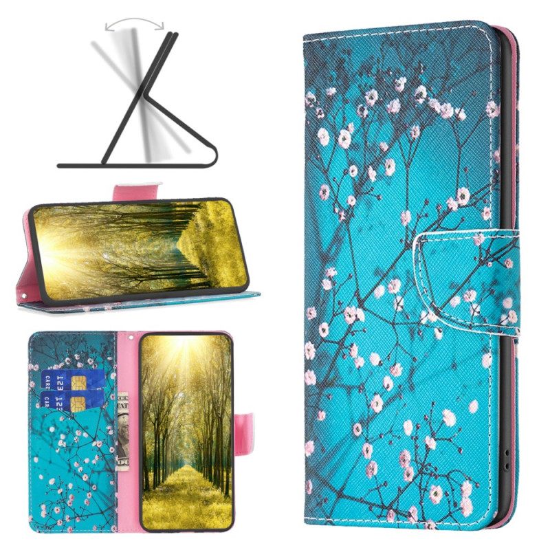 Δερματινη Θηκη Honor 200 Plum Blossoms Σιλικόνης