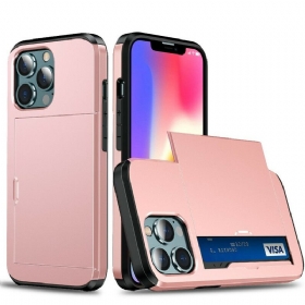Θήκη iPhone 13 Pro Max Θήκη Κάρτας Με Φερμουάρ