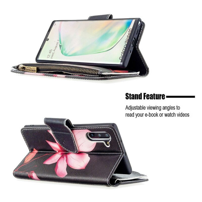 Κάλυμμα Samsung Galaxy Note 10 Τσέπη Με Φερμουάρ