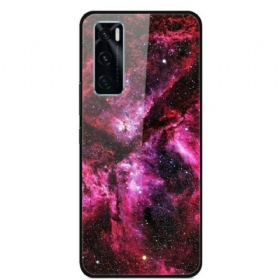 Θήκη Vivo Y70 Tempered Glass Flower Fairy