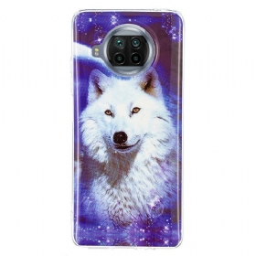 θηκη κινητου Xiaomi Redmi Note 9 Pro 5G Σειρά Fluorescent Wolf