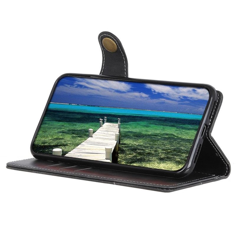 Θήκη Flip Xiaomi Redmi 10A Φανταχτές Ραφές