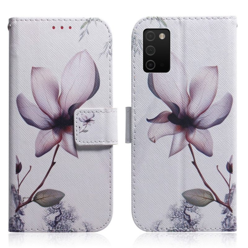 Κάλυμμα Samsung Galaxy A03s Flower Dusty Pink