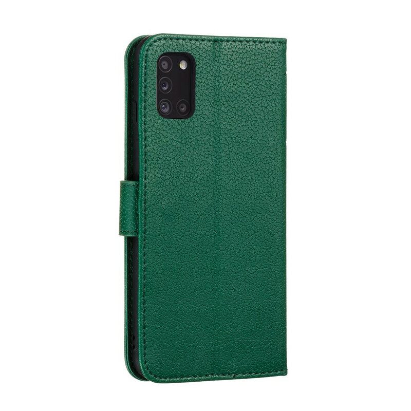 Κάλυμμα Samsung Galaxy A31 Faux Leather Live Your Dream