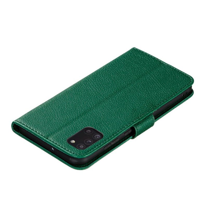 Κάλυμμα Samsung Galaxy A31 Faux Leather Live Your Dream