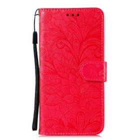Κάλυμμα Samsung Galaxy A31 με κορδονι Strap Tribal Flowers