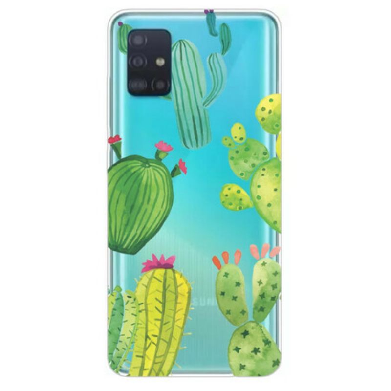 θηκη κινητου Samsung Galaxy A31 Ακουαρέλα Κάκτοι