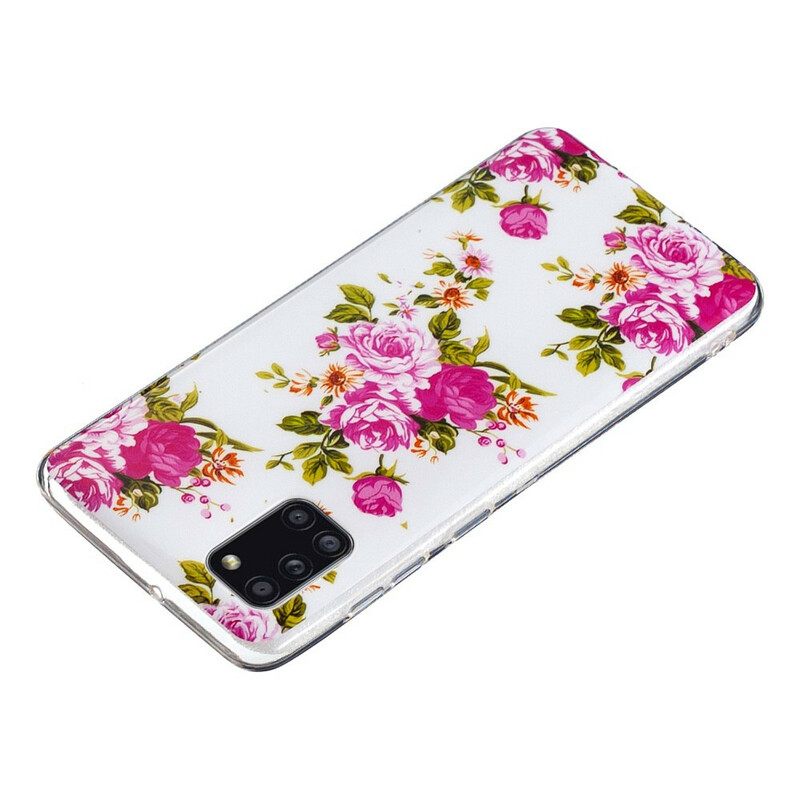 θηκη κινητου Samsung Galaxy A31 Fluorescent Liberty Flowers