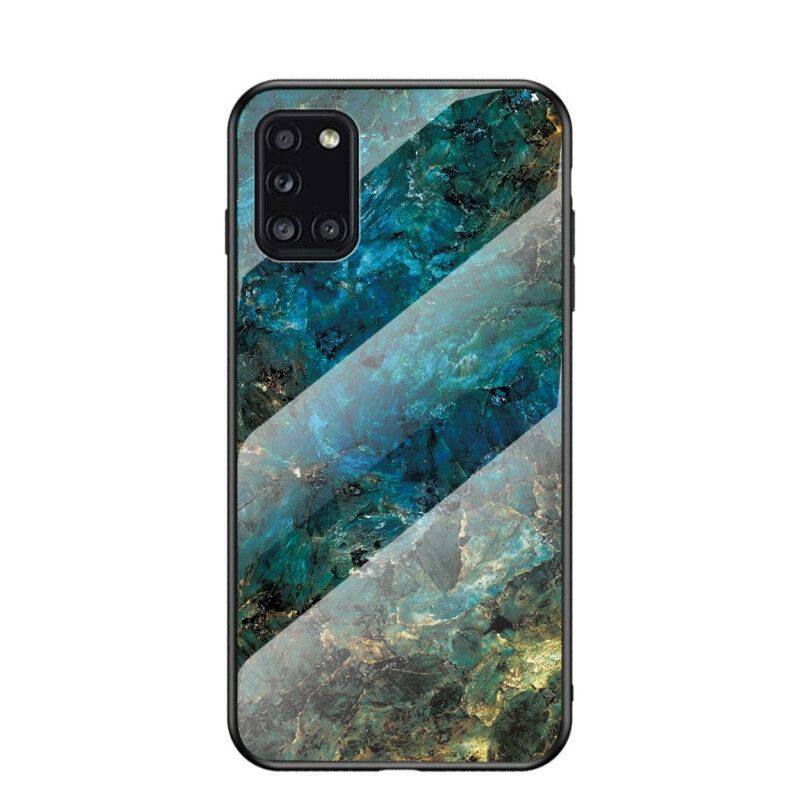 Θήκη Samsung Galaxy A31 Premium Χρώματα Tempered Glass