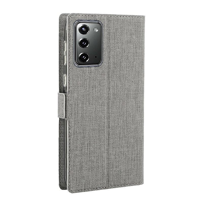 θηκη κινητου Samsung Galaxy Note 20 Θήκη Flip Υφή Vili Dmx