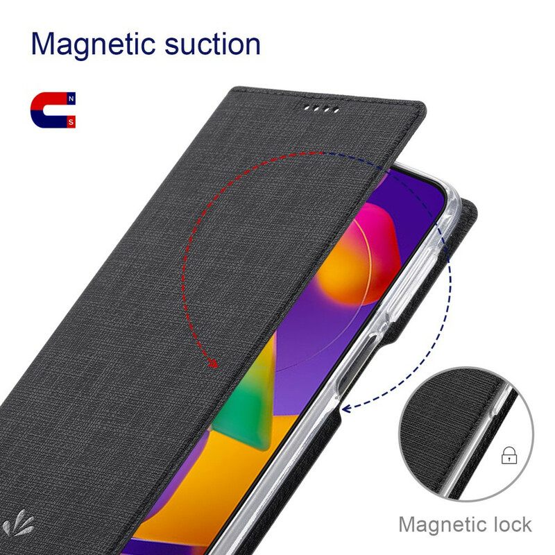 θηκη κινητου Poco M3 Pro 5G Θήκη Flip Υφή Vili Dmx