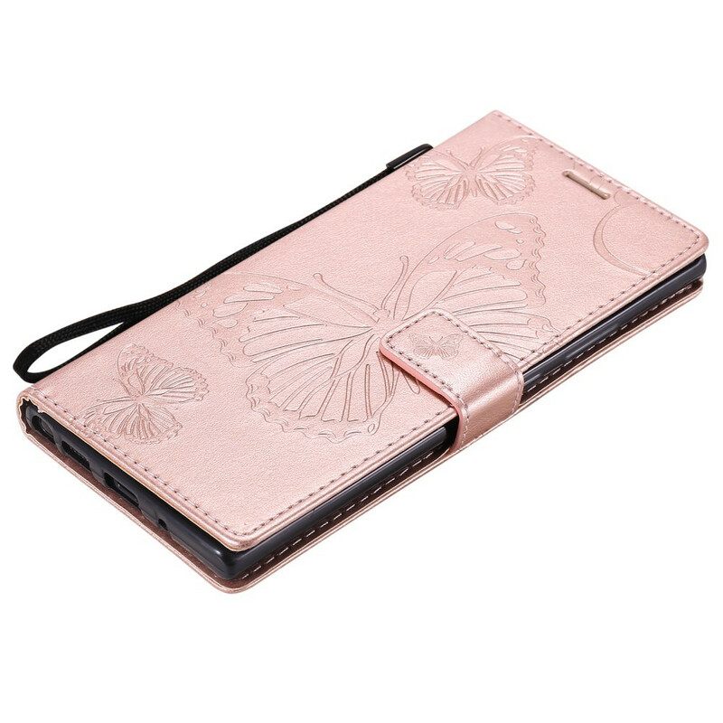 Κάλυμμα Samsung Galaxy Note 20 Ultra με κορδονι Πεταλούδες Giant Strap
