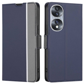 δερματινη θηκη Honor 70 Δίχρωμο Διπλό Κούμπωμα