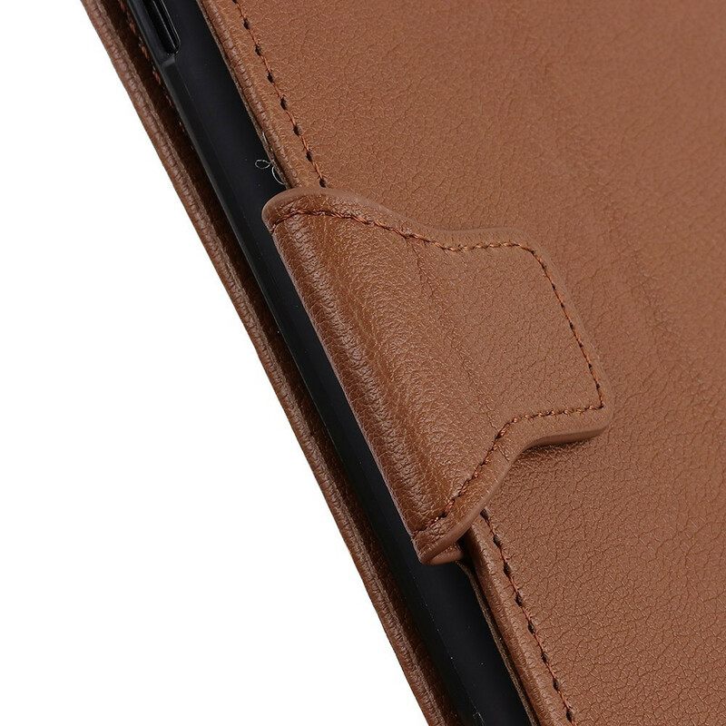 Κάλυμμα iPhone 12 Pro Max Μαγνητικό Κούμπωμα Litchi Leather Effect