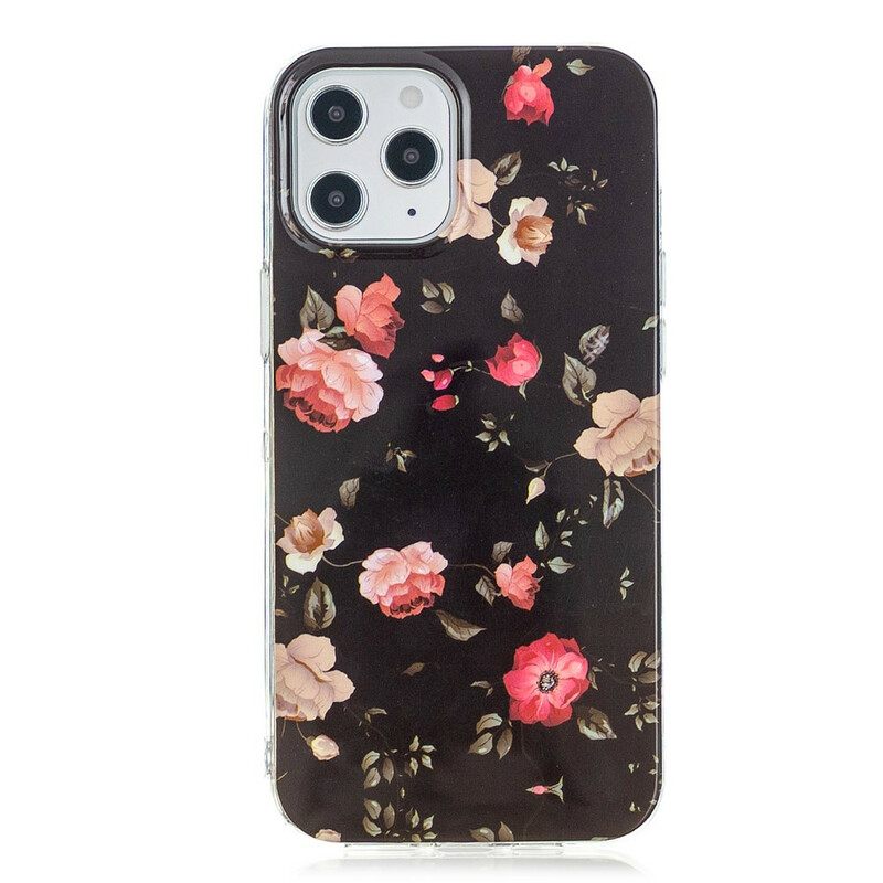 Θήκη iPhone 12 Pro Max Σειρά Fluorescent Floral