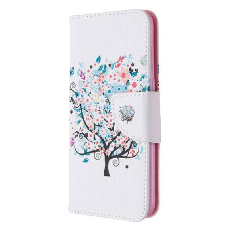 Θήκη Flip Huawei Y5p Fluorescent Liberty Flowers