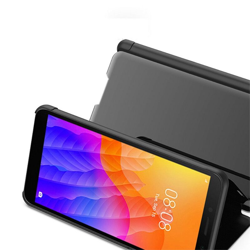 θηκη κινητου Huawei Y5p Μπουκέτο Με Μπλε Λουλούδια
