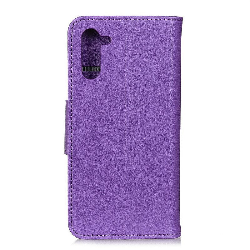 Κάλυμμα OnePlus Nord Δερμάτινο Στυλ Lychee