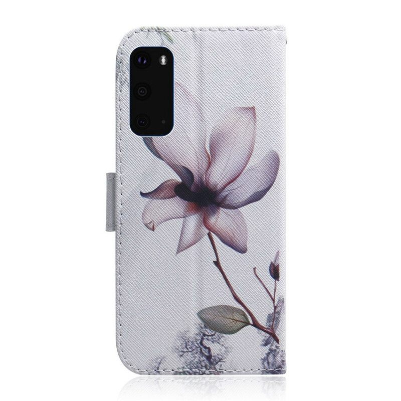 Κάλυμμα Samsung Galaxy S20 Flower Dusty Pink