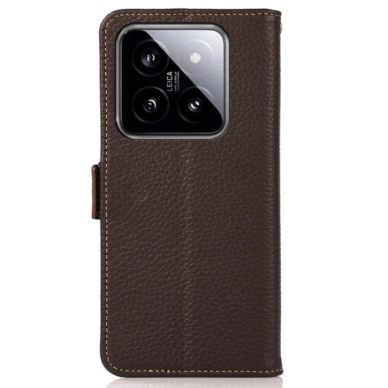 Δερματινη Θηκη Xiaomi 14 Ultra Πορτοφόλι Khazneh Rfid