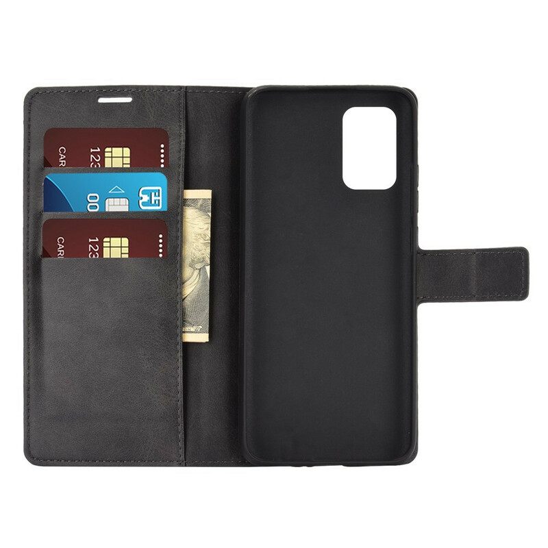 Κάλυμμα Samsung Galaxy A02s Faux Leather Slim