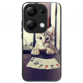 Κάλυμμα Xiaomi Redmi Note 13 Pro 4g Tempered Glass Chat Poker Σιλικόνης