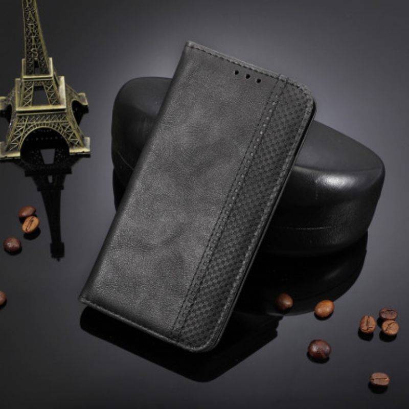 θηκη κινητου Xiaomi Redmi Note 9T Θήκη Flip Στυλιζαρισμένο Δερμάτινο Εφέ