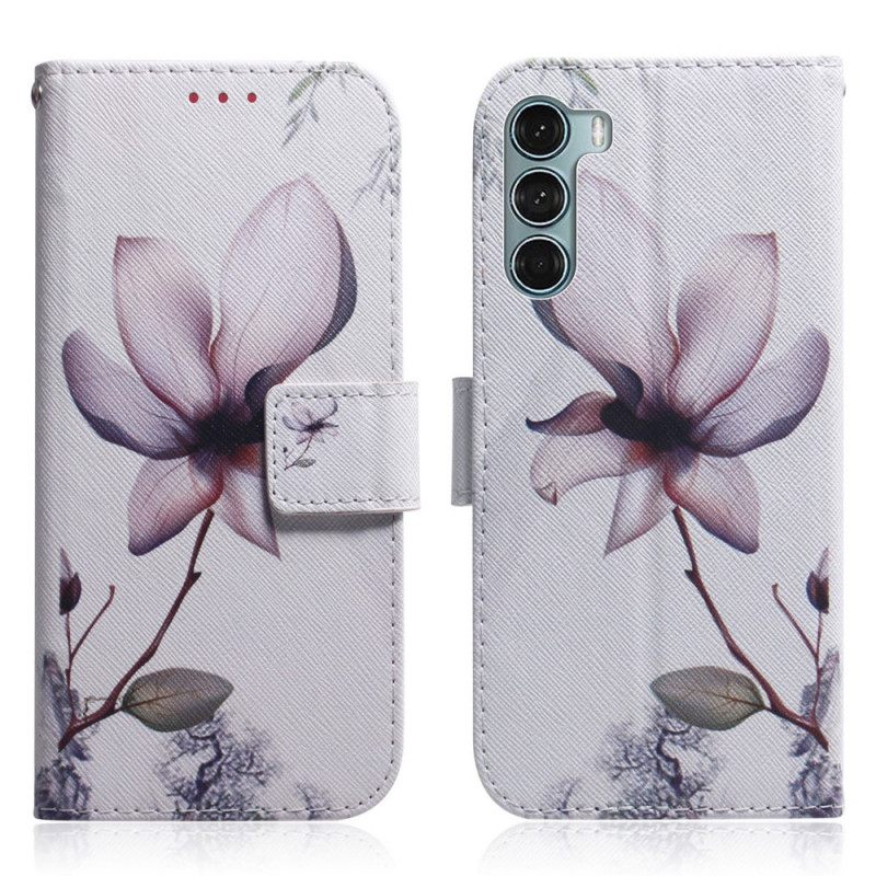 Κάλυμμα Moto G200 5G Flower Dusty Pink