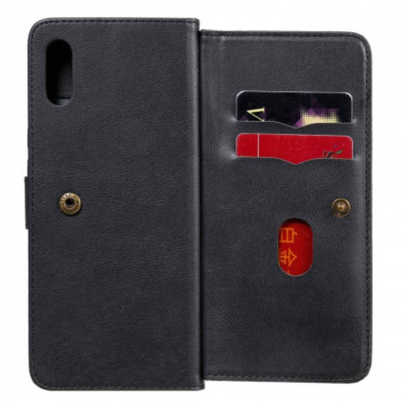 δερματινη θηκη Xiaomi Redmi 9A Θήκη Πολλαπλών Λειτουργιών 10 Καρτών
