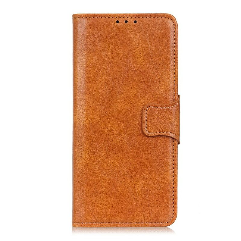 Κάλυμμα Xiaomi Redmi 9A Αναστρέψιμο Κούμπωμα Με Εφέ Δέρματος