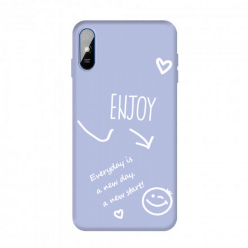 θηκη κινητου Xiaomi Redmi 9A Σιλικόνη Απολαύστε