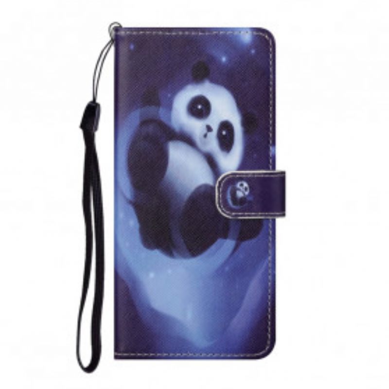 Κάλυμμα Xiaomi Redmi Note 10 Pro με κορδονι Panda Space Με Κορδόνι