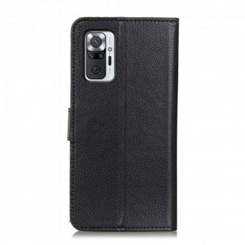 Κάλυμμα Xiaomi Redmi Note 10 Pro Premium Δερμάτινο Εφέ Litchi