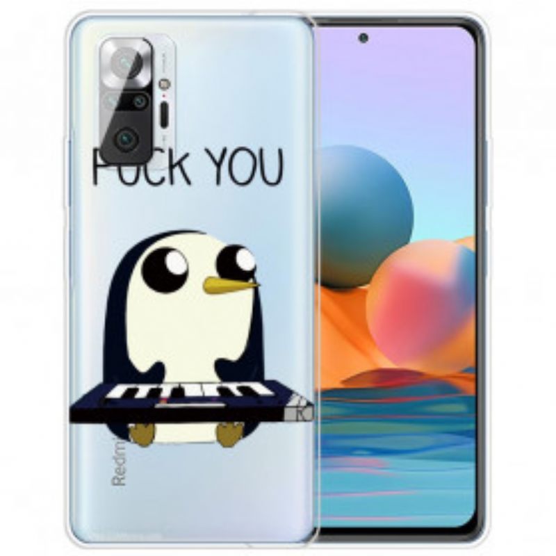 θηκη κινητου Xiaomi Redmi Note 10 Pro Penguin Fuck You
