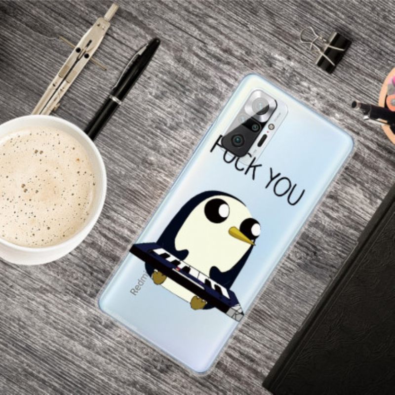 θηκη κινητου Xiaomi Redmi Note 10 Pro Penguin Fuck You