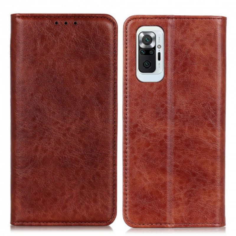 θηκη κινητου Xiaomi Redmi Note 10 Pro Θήκη Flip Σχιστό Δέρμα Με Υφή
