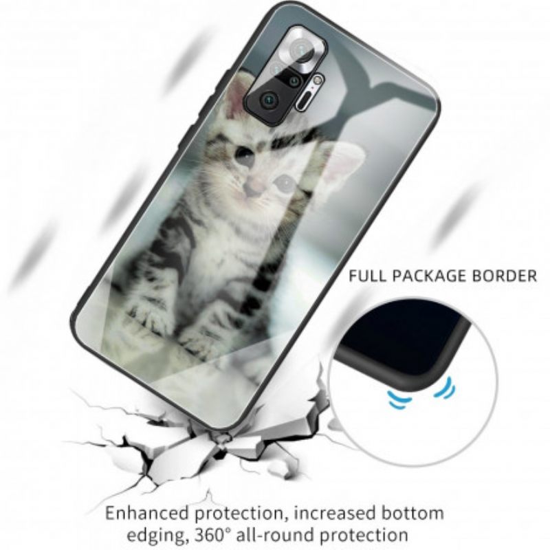 Θήκη Xiaomi Redmi Note 10 Pro Kitten Tempered Glass