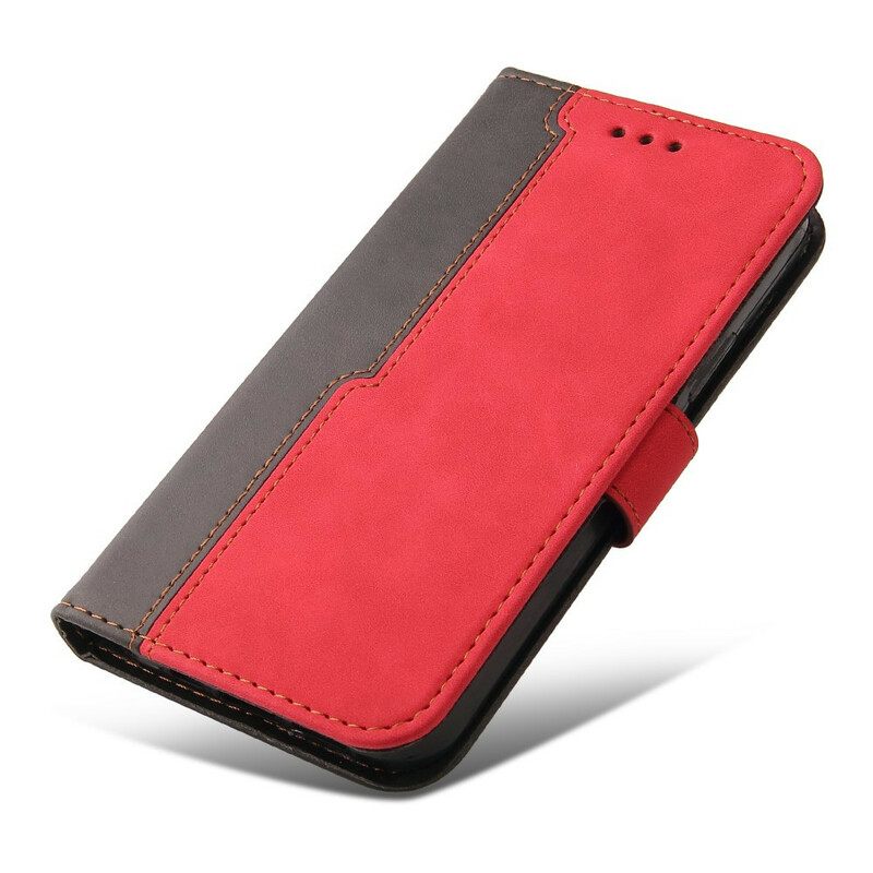 Κάλυμμα OnePlus Nord 2 5G Έγχρωμο Δίχρωμο Συνθετικό Δέρμα
