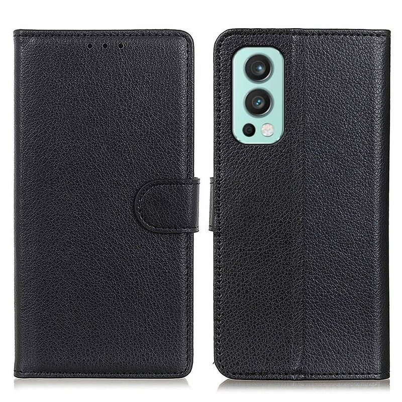 Κάλυμμα OnePlus Nord 2 5G Συνθετικό Δέρμα Lychee