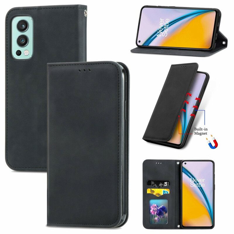 θηκη κινητου OnePlus Nord 2 5G Θήκη Flip Skin-touch Design
