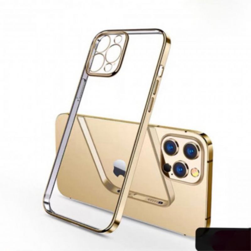 Θήκη iPhone 11 Pro Διαφανείς Μεταλλικές Άκρες Sulada