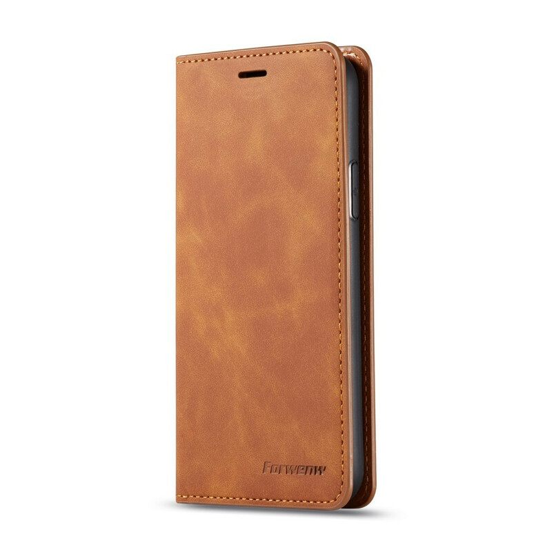 θηκη κινητου iPhone 11 Pro Θήκη Flip Δερμάτινο Εφέ Forwenw