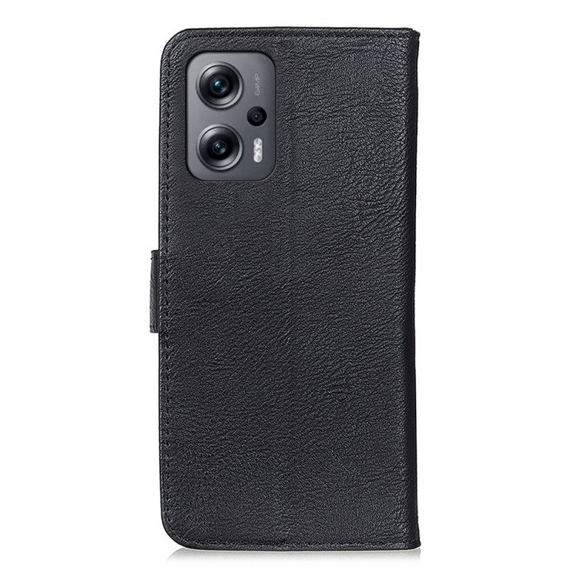 Κάλυμμα Poco X4 GT Faux Leather Retro Khazneh