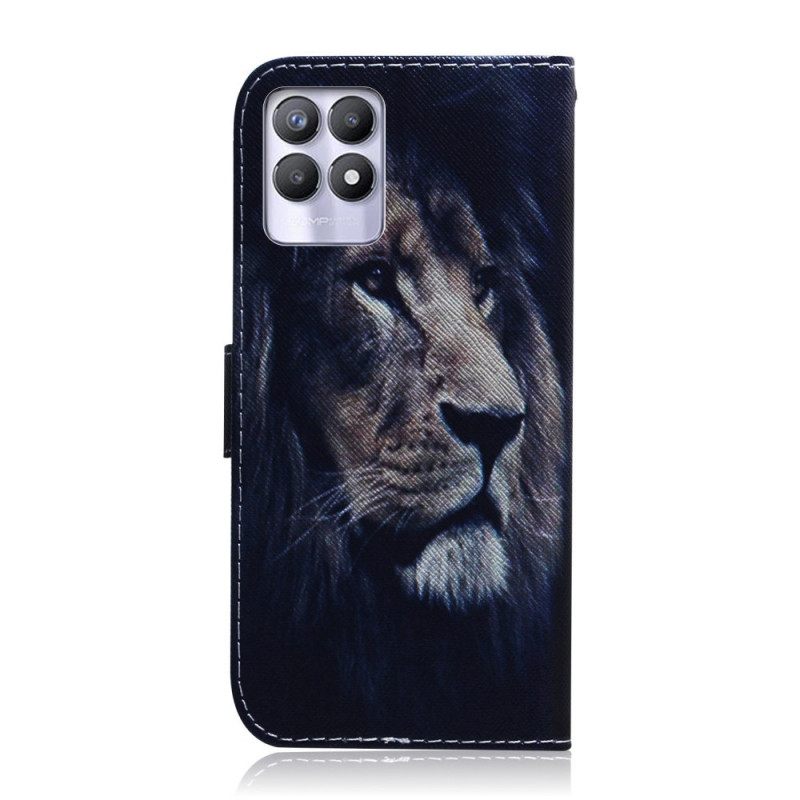 Κάλυμμα Realme 8i Που Ονειρεύεται-λιοντάρι