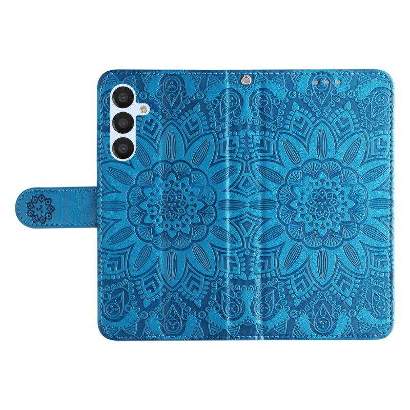 Κάλυμμα Samsung Galaxy A34 5G Mandala Sun Με Κορδόνι