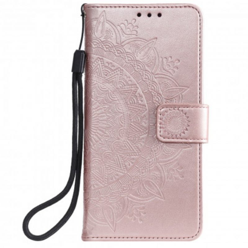 δερματινη θηκη Xiaomi Redmi 9C Sun Mandala