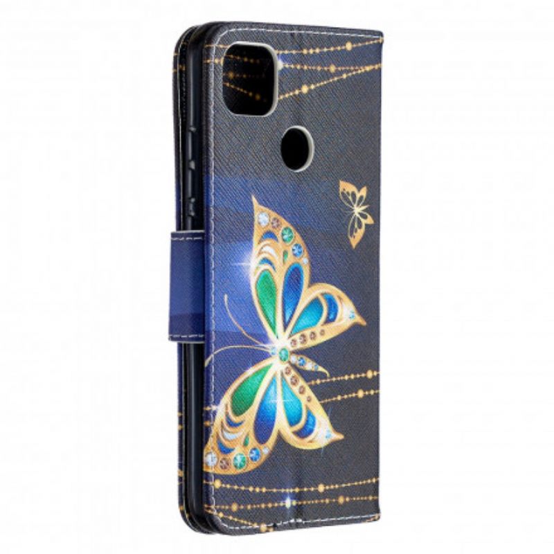 Θήκη Flip Xiaomi Redmi 9C Απίστευτες Πεταλούδες