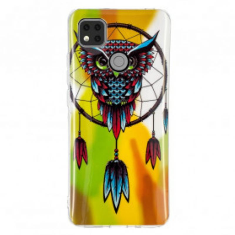 Θήκη Xiaomi Redmi 9C Fluorescent Dream Catcher Κουκουβάγιας