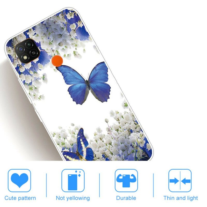 Θήκη Xiaomi Redmi 9C Πεταλούδες