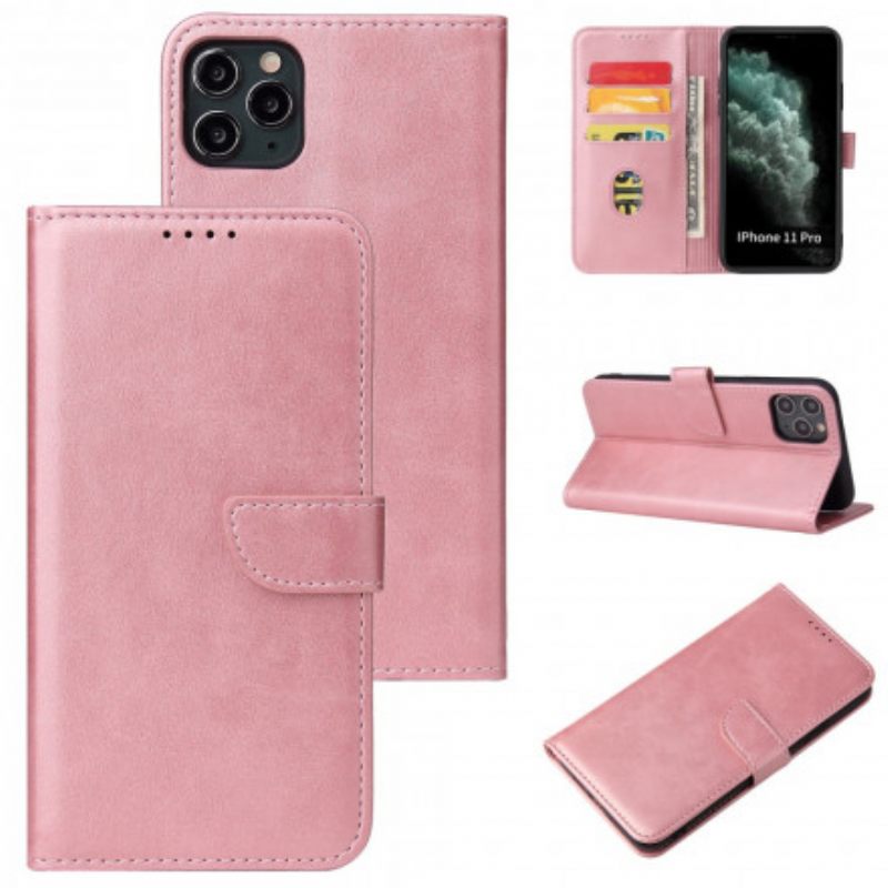 Κάλυμμα iPhone 11 Pro Max Vintage Δερμάτινο Στυλ